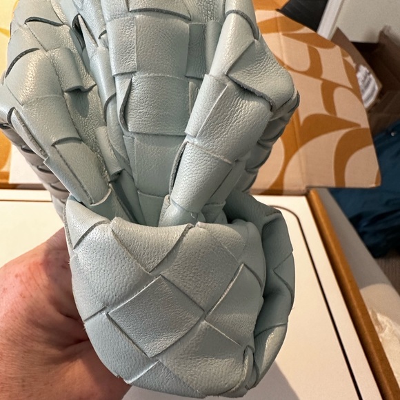 GENUINE teal washed Bottega Veneta Mini Jodie. Like New - Picture 5 of 11